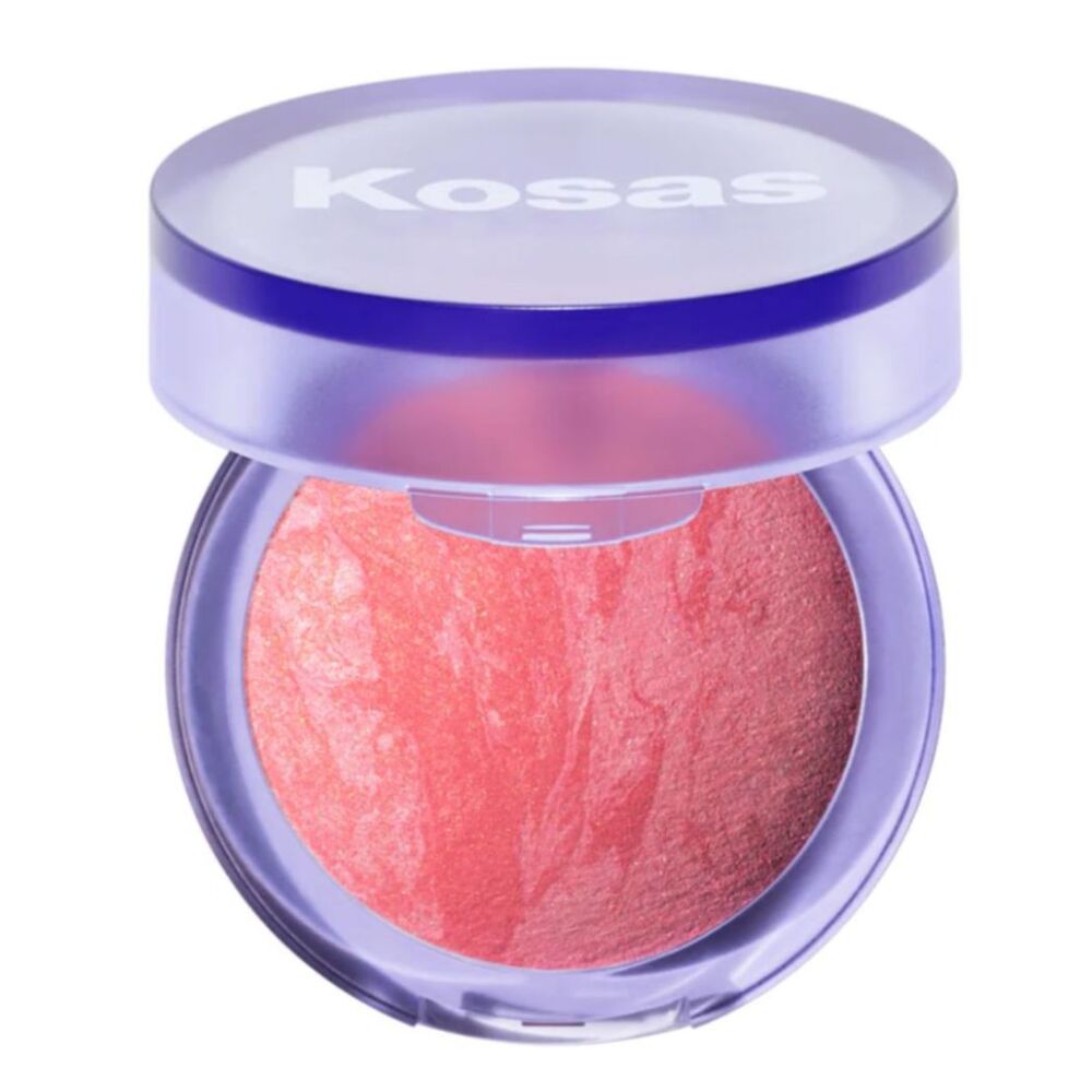 NIB KOSAS Blush Is Life Baked Blush Illuminator in Hype
